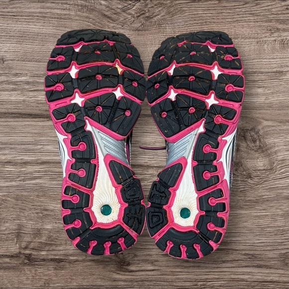 Brooks Glycerin 10 Women's Black and Pink Running Shoes Size 8, Cushioned - Picture 7 of 8